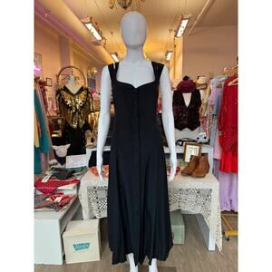 Black Button Up Dress